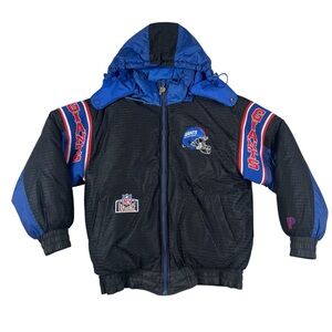 Vintage 90s Pro Player New York Giants Reversible Jacket NFL Football Men’s Med
